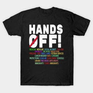 Hands-Off-Protest T-Shirt